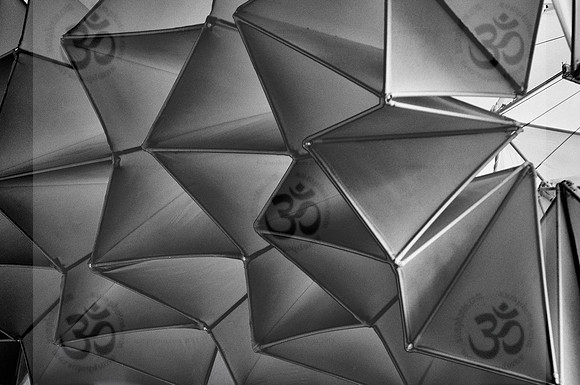 Polyhedra and Lines (monochrome)