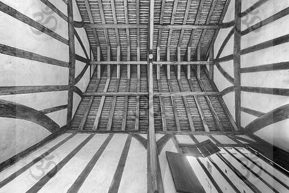 Medieval ceiling, York UK