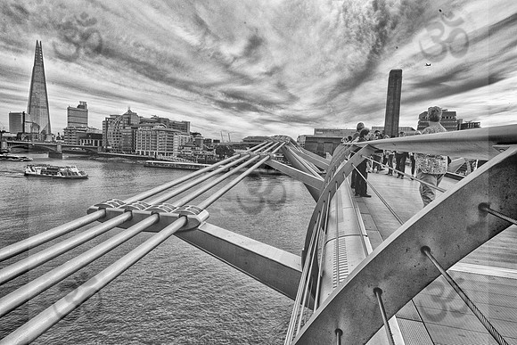 Shard from Millenium Bridge