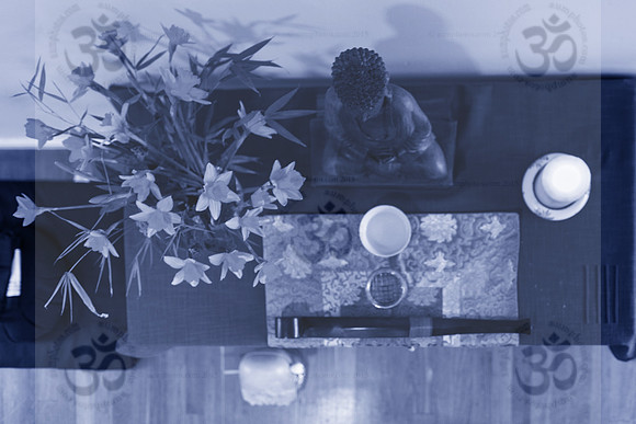 Zen Butsudan ( Cyanotype )