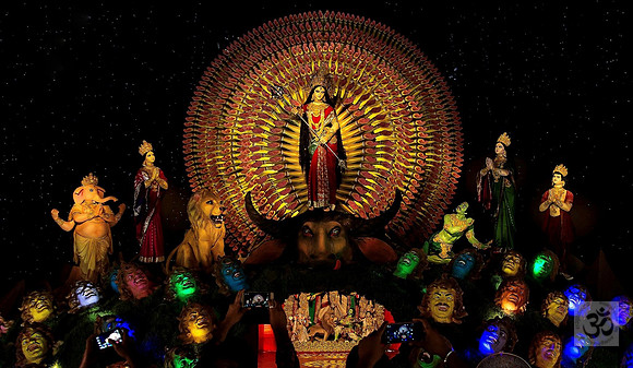 Goddess Durga at Dehopriya Park, Kolkata