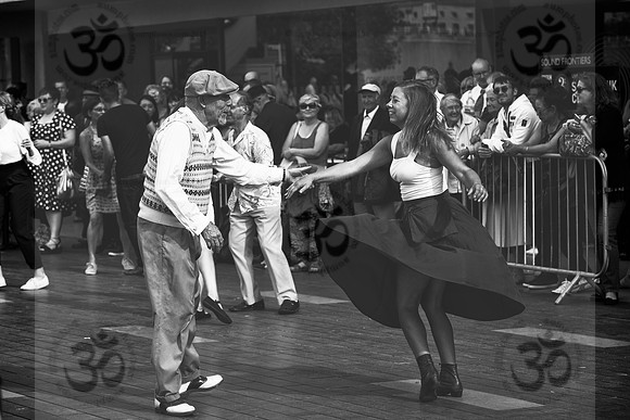 Dancing in the street , monochrome  ( VIII )