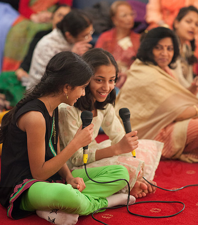 Fun at Bhajans