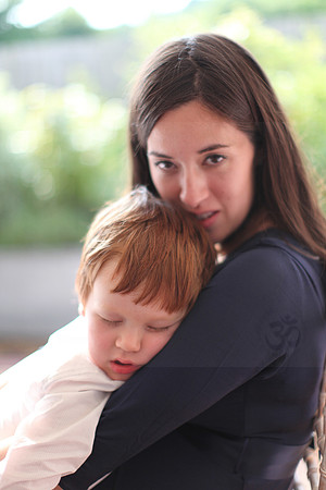 Sleeping with mum