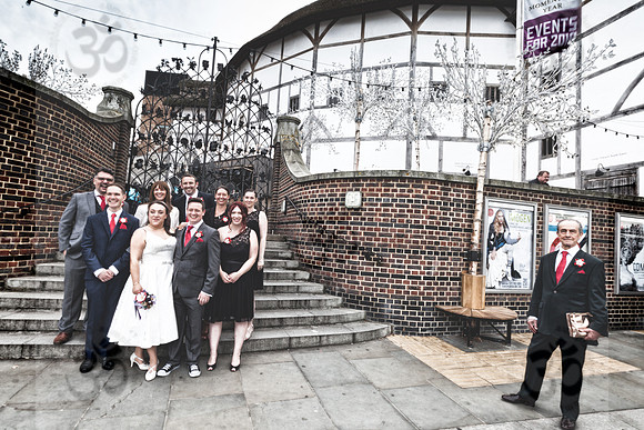 Globe Theatre Wedding