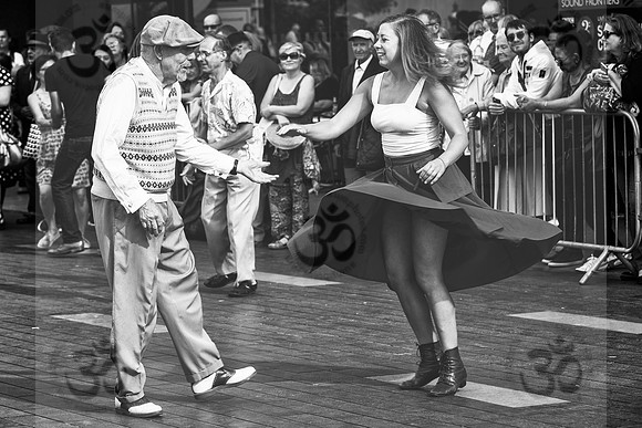 Dancing in the street , monochrome  ( VII )